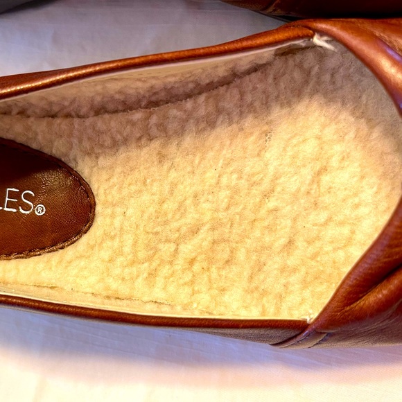 Aerosoles Special Edition fleece lined comfort flats. Brown leather size 5.5 - Picture 7 of 12